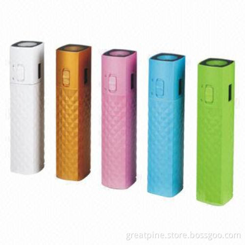 Lipstick style 2,200mAh power bank